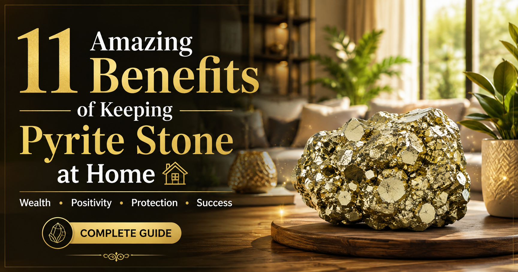 11 Amazing Benefits of Keeping Pyrite Stone at Home