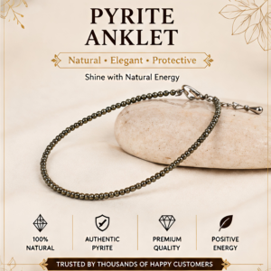 Raw Pyrite Anklet