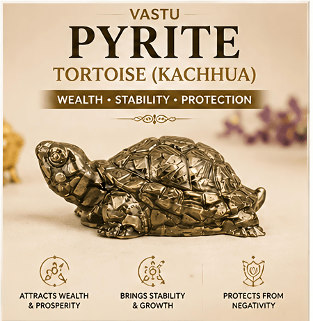 Vastu Pyrite Tortoise (Kachhua)