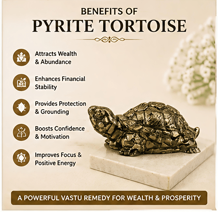 Vastu Pyrite Tortoise (Kachhua) - Image 2