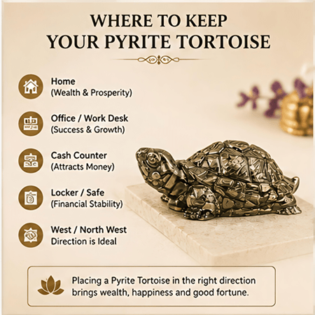 Vastu Pyrite Tortoise (Kachhua) - Image 5