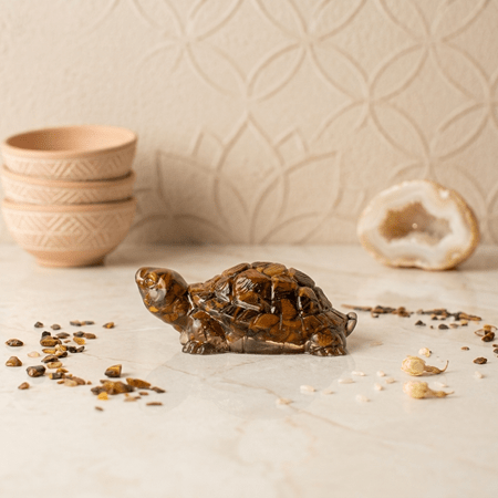 Vastu Tiger Eye Tortoise (Kachhua)