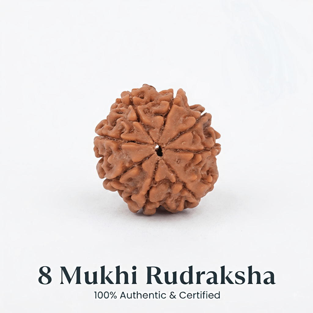 Nepal Origin 8 Mukhi Rudraksha – 20mm to 25mm