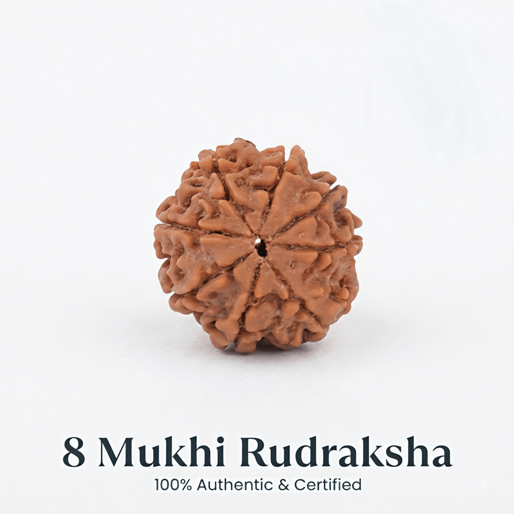 Nepal Origin 8 Mukhi Rudraksha – 20mm to 25mm