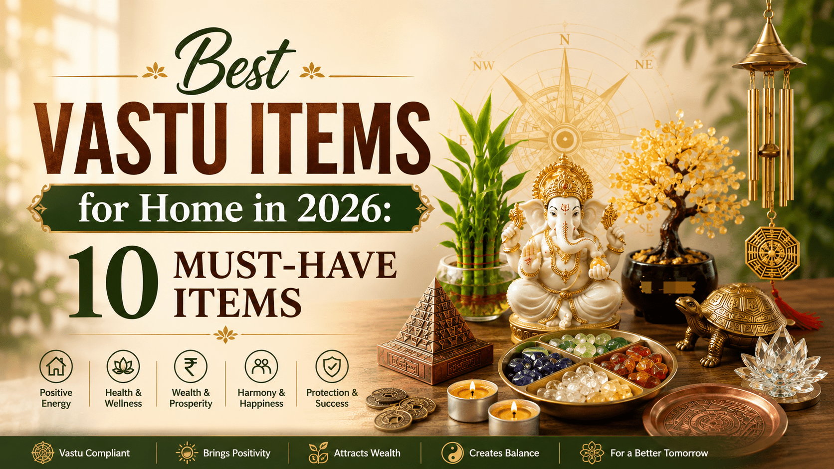Best Vastu Items for Home in 2026: 10 Things to Keep for Positive Energy