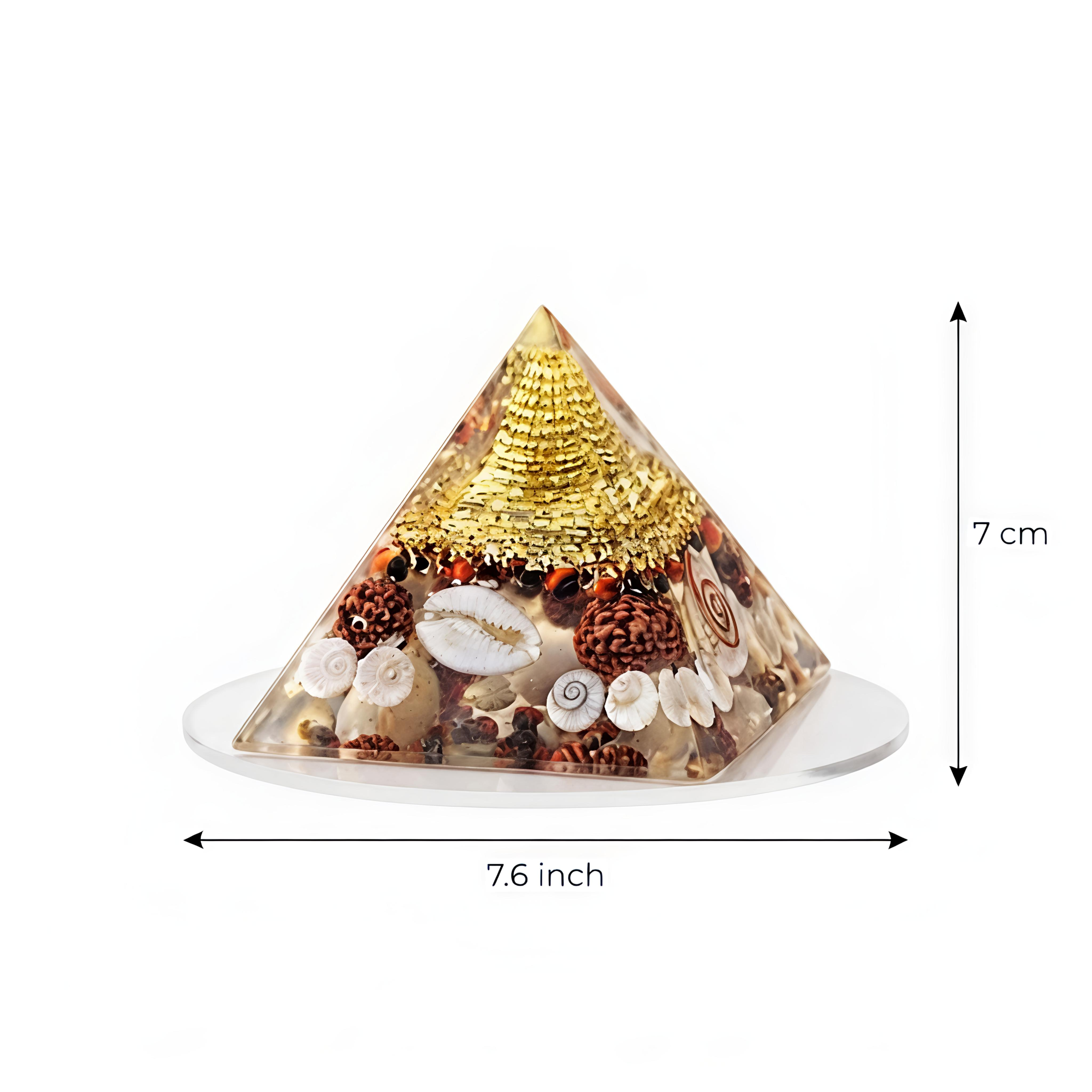 Golden Lakshmi Money Magnet Pyramid - Image 3