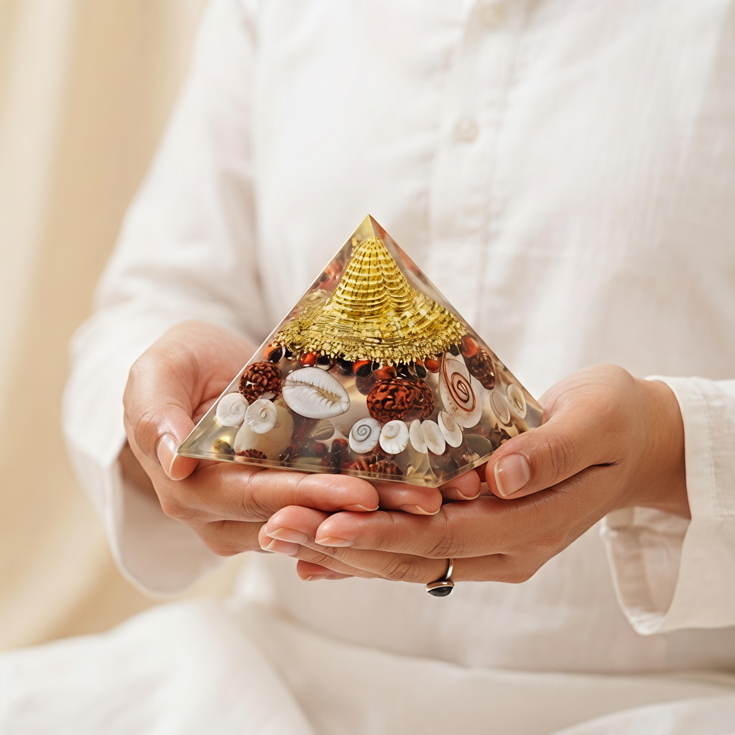 Golden Lakshmi Money Magnet Pyramid - Image 4