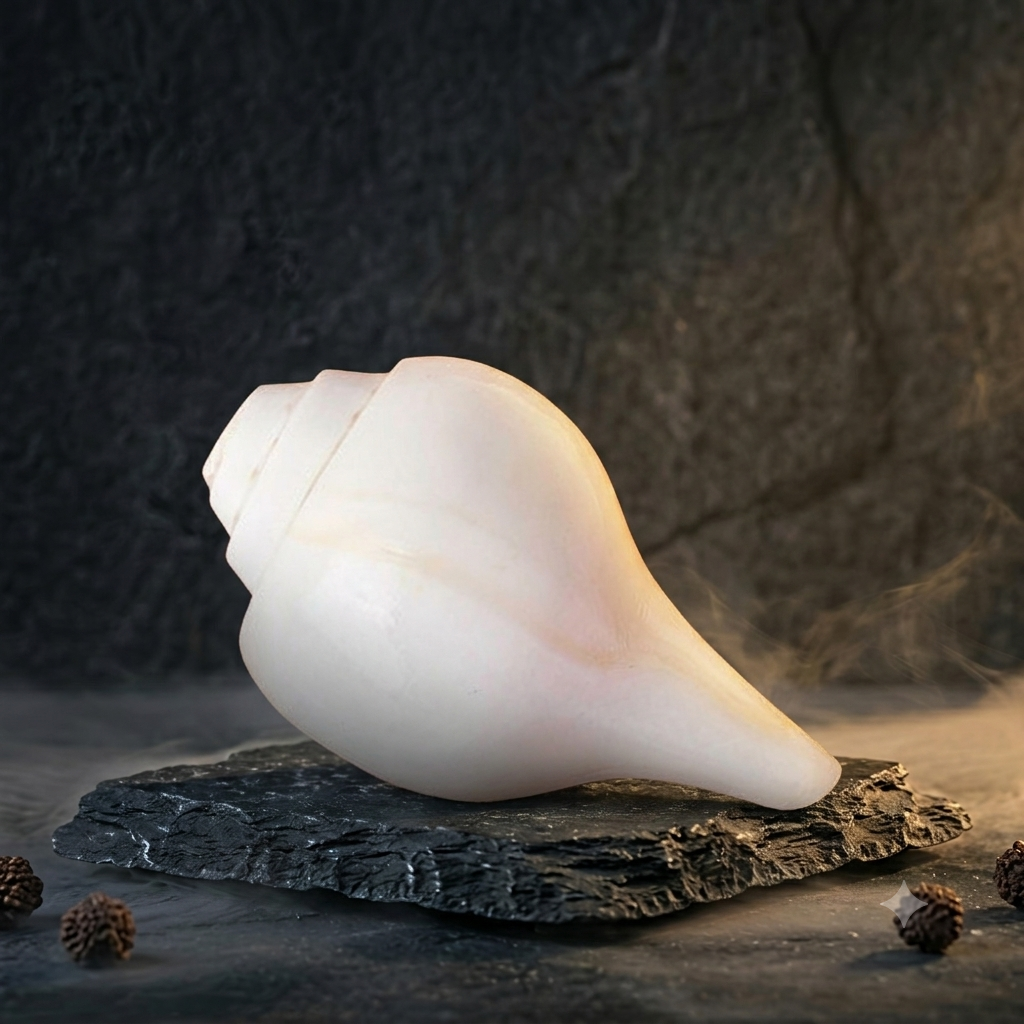 Original Vamavarti Shankha – 21 cm