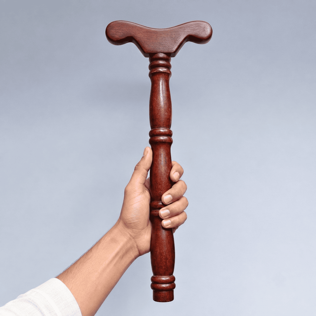 Wooden Yoga Danda (Teki)